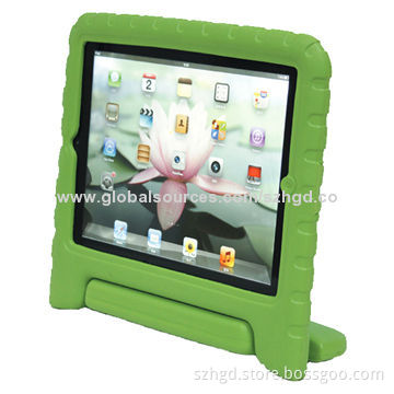 Kids' Shock-proof Protective Case for New iPad with Handle, Made of Eco-friendly EVA Material